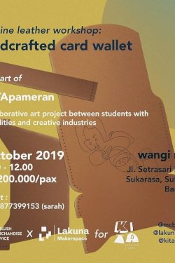 Genuine Leather Workshop : Handcraft Card Wallet